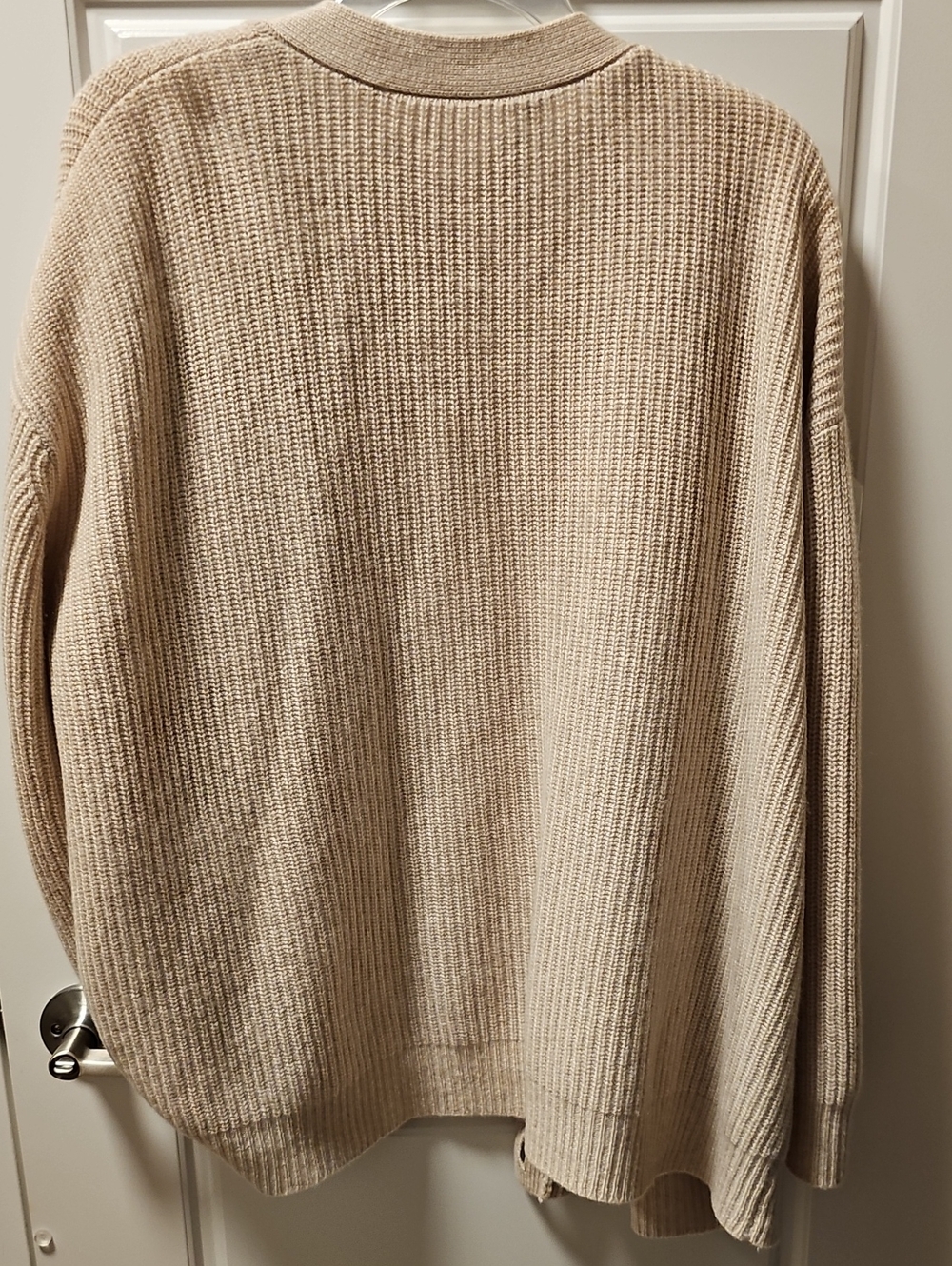Jenni Kayne Cashmere Cocoon Cardigan Oatmeal XS Fits Oversized - Picture 5 of 9